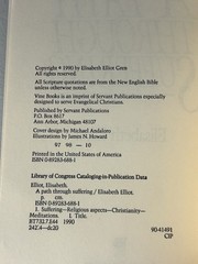 A Path Through Suffering Elisabeth Elliot Vintage Servant Publications Paperback