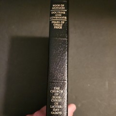 2008 triple combination indexed, black leather bound, scriptures, l.d.s.