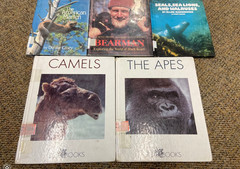 Lot of 12 Vintage 60s 70s 80s Children’s Non-Fiction Animal Hardcover Books RARE