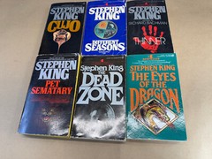 Stephen King PB Lot 6 Vtg Cujo DEAD ZONE Thinner PET SEMATARY Different Seasons