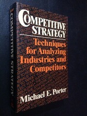 Competitive Strategy by Michael E. Porter 1980 HC/DJ (Free Press) Like New