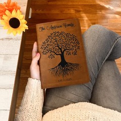 Personalized Family Bible | Large Print | Custom Engraved New Living Translation
