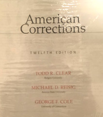 American Corrections (12th Edition), Loose Leaf Version Sealed Brand New
