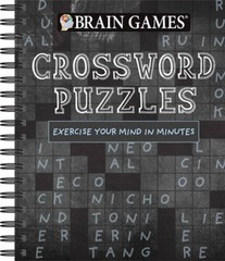 Brain Games – Crossword Puzzles: Exercise Your Mind in Minutes – VERY GOOD
