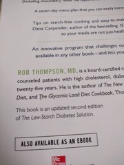 The Low Glycemic Load Diabetes Solution Paperback Book.