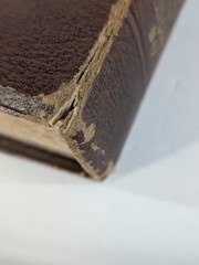 BISON GRAIN!✝️Vntg Ryrie Study Bible NASB 1978 Red Letter Moody Press Tab Index