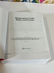 Bankruptcy Code Rules and Forms 2024 Edition Book Thomson Reuters