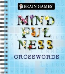 Brain Games – Mindfulness Crosswords – Spiral-bound – VERY GOOD
