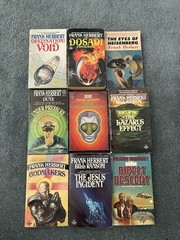 Frank Herbert Paperback Vintage Book Lot