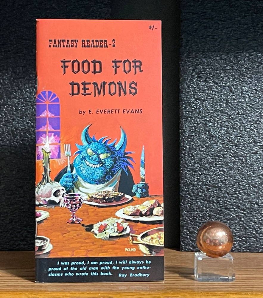DARK FANTASY Food For Demons E Everett Evans 1974 Weird Fiction Ray Bradbury
