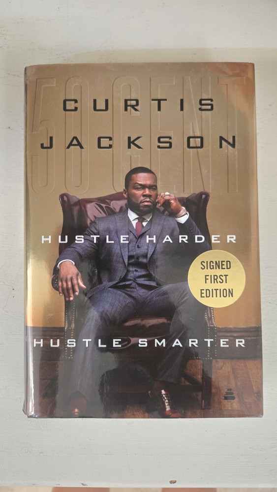 Curtis 50 Cent Jackson Hustle Harder, Hustle Smarter signed first edition format