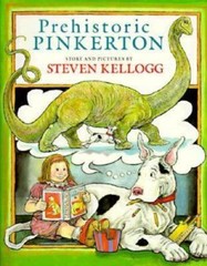 Prehistoric Pinkerton – hardcover, Steven Kellogg, 0803703228, new