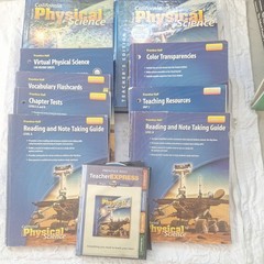 Prentice Hall Focus on California Physical Science Homeschool Kit 10 Items + CD