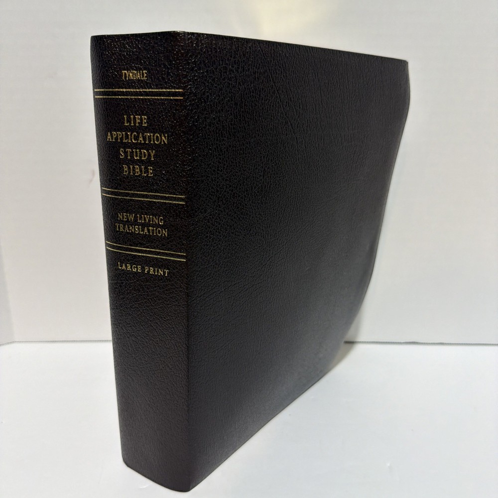 Life Application Study Bible Brown Cover Large Print New Living Translation