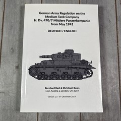 German Army Regulation on the Medium Tank Company H. Dv. 470/7 Mi