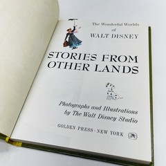 The Wonderful Worlds of Walt Disney 4 Book Boxed Set Golden Press Vintage 1965