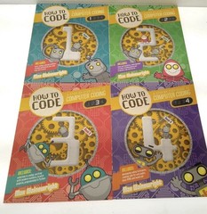 How To Code Step Step Guide Computer Coding 1-4 Kids Book Max Wainewright f148