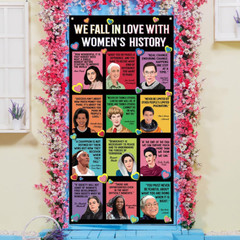 Women’S History Month Decorations National Women’S Day Door Cover Women of Histo