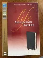 New NIV Life Application Study Bible Ebony Premium Leather Zondervan