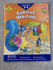 School Zone Cursive Writing Workbook Grades 3-4