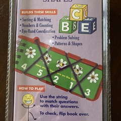 KLUTZ Wraps : Kindergarten – Math “Shapes” – Matching for 5 & 6 Year Olds ~ NIP