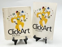 Click Art 65 000 Users Guide and Visual Catalogue Paperback Book 1997 W/CD’S