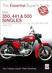 BSA 350, 441 & 500 Singles: Unit Const… by Henshaw, Peter Paperback / softback