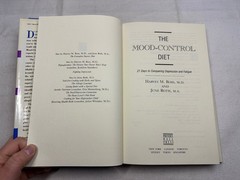 Mood Control Diet Ross Roth 1990 First Edition Health Wellness Prentice Hall