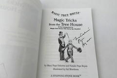 2013 Magic Tree House Tricks From Signed Mary Pope Osborne Natalie Boyce Book