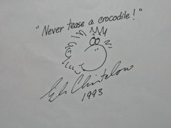 SIGNED + Sketch! Five Little Monkeys Sitting in a Tree – Eileen Christelow 1993