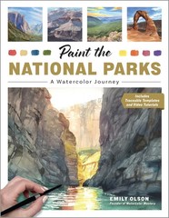 Paint the National Parks: A Watercolor Journey – Includes traceable…