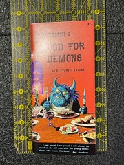 DARK FANTASY Food For Demons E Everett Evans 1974 Weird Fiction Ray Bradbury