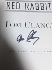 Red Rabbit by Tom Clancy (2002, Hardcover) Limited Edition Signed