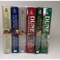 Dune Series Frank Herbert & Brian Herbert 6 Books Lot Paperback Science Fiction