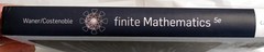Finite Mathematics, 5th edition by Stefan Waner and Steven Costenoble
