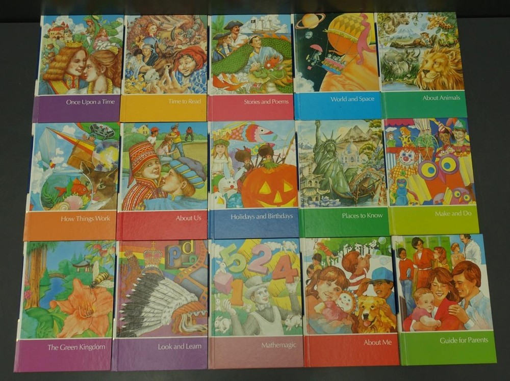 Vintage Childcraft The How & Why Library 1-15 Complete Set World Book HC 1986