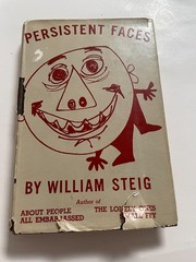Vintage Persistent Faces – William Steig – Hardcover HB DJ 1945