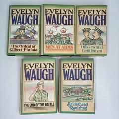 Lot Of 5 Evelyn Waugh HC/DJ Brideshead Rev End Of The Battle Men At Arms Ordeal