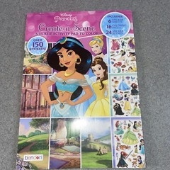 Disney Princess Create a Scene Sticker activity Pad to Color – 6 sticker sheets.