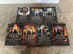 Lot of 7 Harley / Finch Merlin Trade Books Vols 1 2 3 8 9 10 11 – Bella Forrest