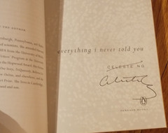 CELESTE NG-Everything I Never Told You~SIGNED/AUTOGRAPHED~(2015, Paperback)