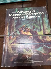 Monster Manual II 2 (Advanced Dungeons & Dragons) 1983 Gary Gygax TSR 2016
