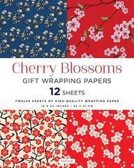 Cherry Blossoms Gift Wrapping Papers – 12 Sheets: 18 x 24 inch (45 x 61 cm) Wrap