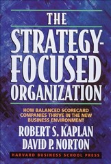The Strategy-Focused Organization: How Balan… by Robert S. Kaplan, et Hardback
