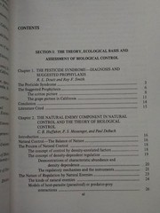 1974 Biological Control Huffaker natural insecticide environment ecology