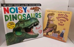 🦕 2 Board Books – How Do Dinosaurs Count to Ten & Noisy Dinosaurs