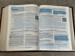 ✝️ Holman HCSB Life Essentials Study Bible Brown Two Tone LeatherTouch