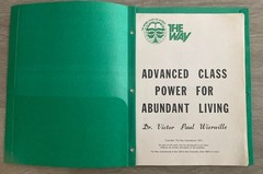 Advanced Class PFAL Syllabus, 1974 – Dr. Victor Paul Wierwille, 34 pages