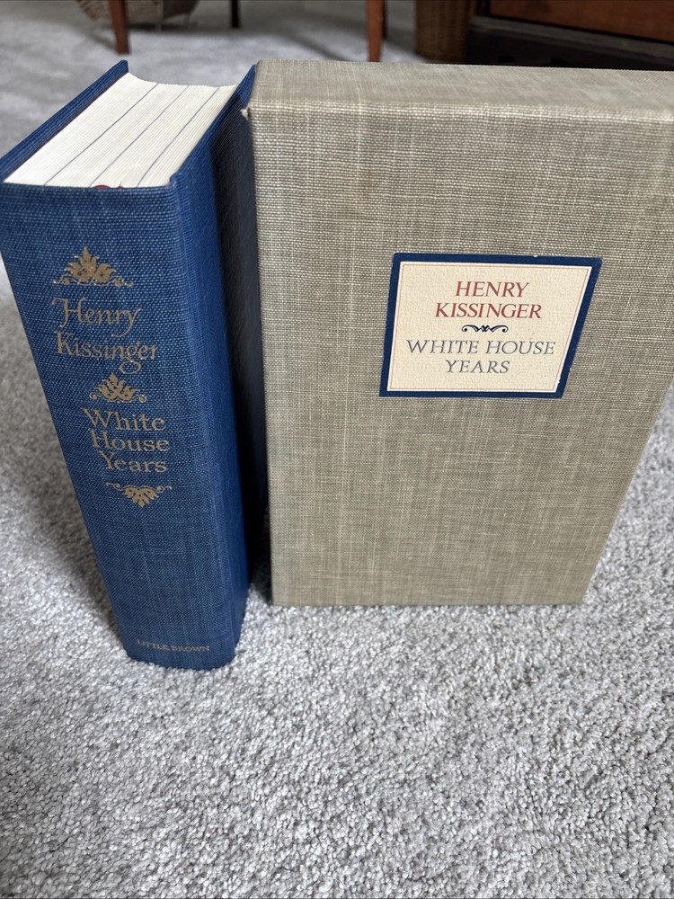 SIGNED Numbered 1979 White House Years Henry Kissinger SlipCase First Edition