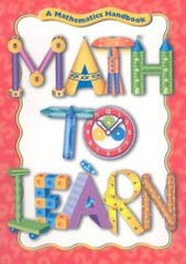 Great Source Math to Learn: Handbook Softcover 2002 – Paperback – VERY GOOD